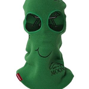 Sprayground Green Knit Martian Money Ski Mask